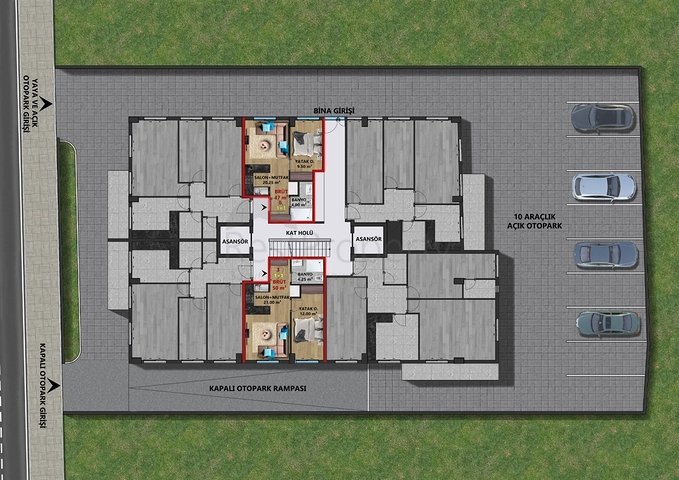مشروع استثماري في مركز مدينة أنطاليا  