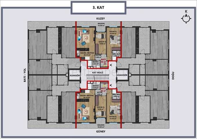 مشروع استثماري في مركز مدينة أنطاليا  