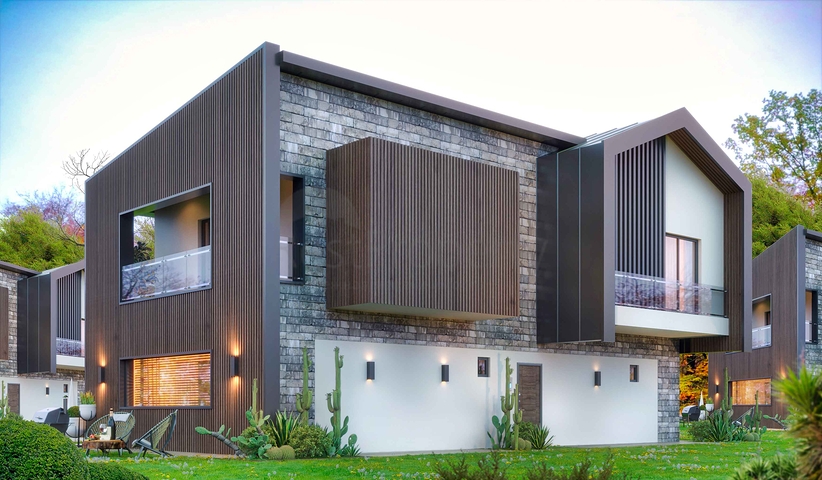 فلل 4 + 1 في دوشيميالتي-منطقة أنطاليا 