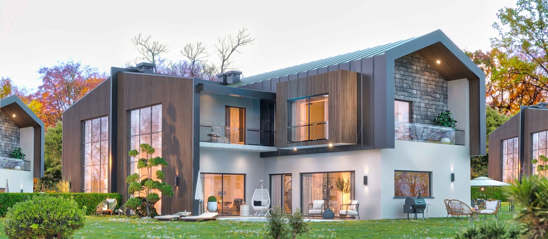 فلل 4 + 1 في دوشيميالتي-منطقة أنطاليا 