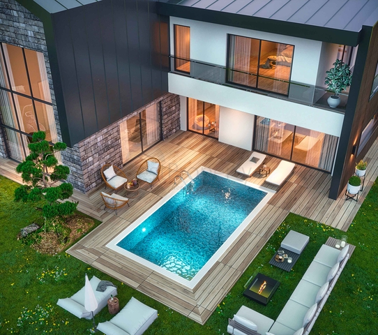 فلل 4 + 1 في دوشيميالتي-منطقة أنطاليا 