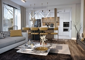 شقة 1 + 1 تخطيط في التينتاس-منطقة أنطاليا 