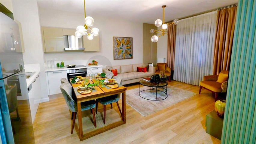 شقق 2+1 و 3+1 في منطقة كيبيز - أنطاليا 