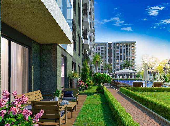 شقق 2+1 و 3+1 في منطقة كيبيز - أنطاليا 