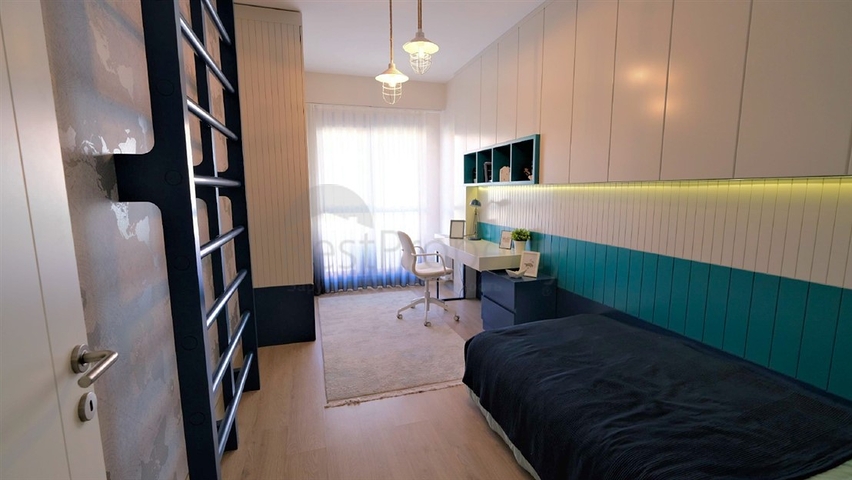 شقق 2+1 و 3+1 في منطقة كيبيز - أنطاليا 