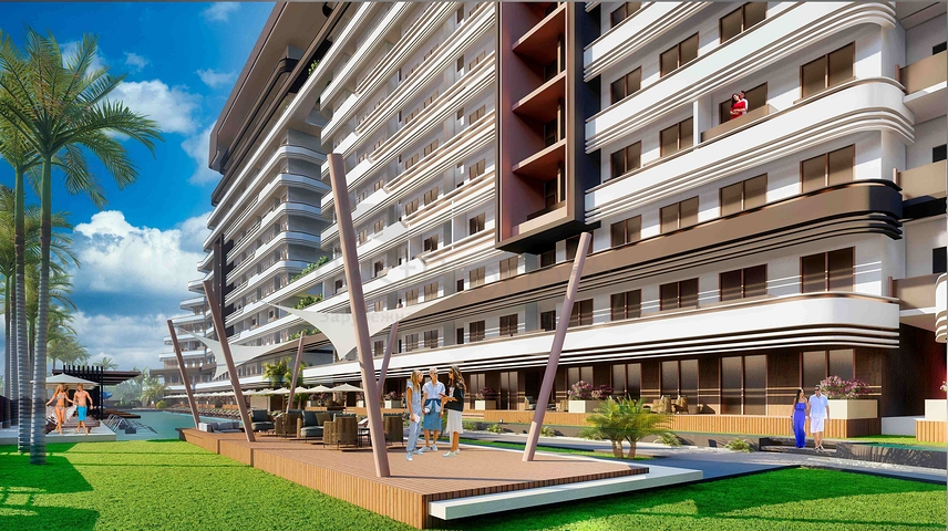 شقة 1+1 في التينتاس-منطقة أنطاليا 