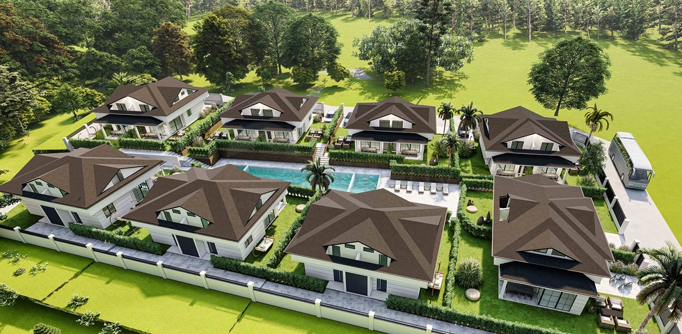 فلل 2+1 و 3+1 في كيمير - منطقة أنطاليا 