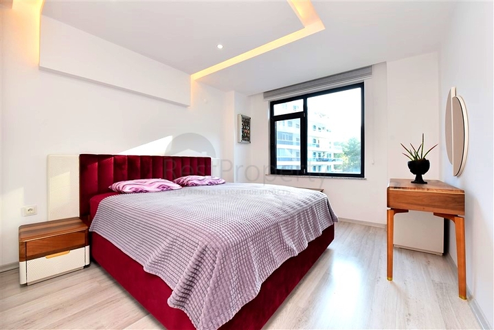 شقة 2 + 1 في مجمع سكني مع البنية التحتية للفنادق.