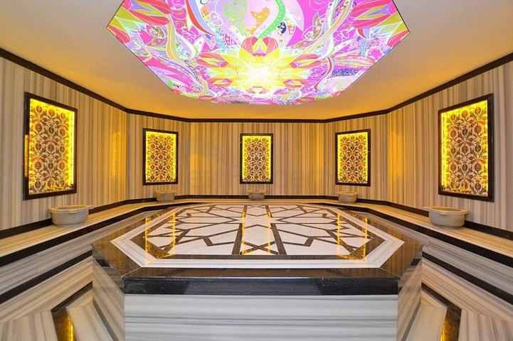 شقة 2 + 1 في مجمع سكني مع البنية التحتية للفنادق.