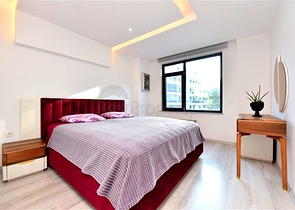 شقة 2 + 1 في مجمع سكني مع البنية التحتية للفنادق.