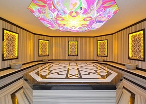 شقة 2 + 1 في مجمع سكني مع البنية التحتية للفنادق.