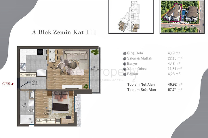 مشروع استثماري في منطقة التينتاس-أنطاليا