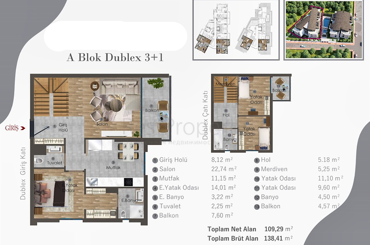 مشروع استثماري في منطقة التينتاس-أنطاليا