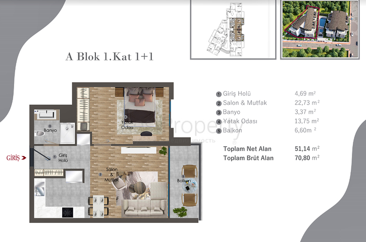 مشروع استثماري في منطقة التينتاس-أنطاليا
