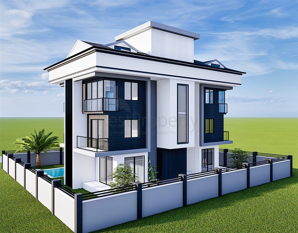 شقق دوبلكس 1+1 و 3+1 في كيمير - منطقة أنطاليا 