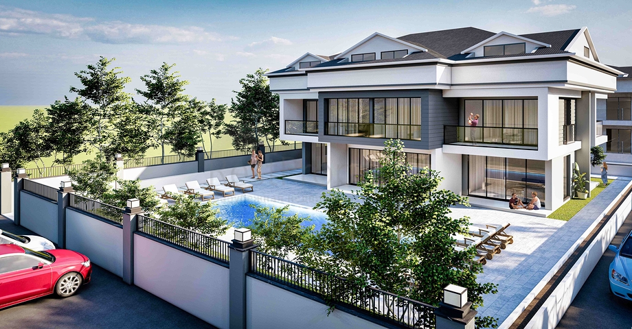 شقة دوبلكس 3 + 1 في كيمير - منطقة أنطاليا 