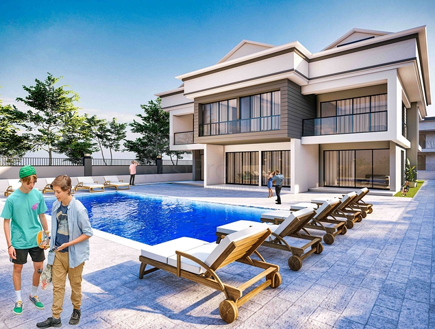 شقة دوبلكس 3 + 1 في كيمير - منطقة أنطاليا 