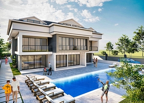 شقة دوبلكس 3 + 1 في كيمير - منطقة أنطاليا 