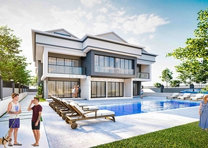 شقة دوبلكس 3 + 1 في كيمير - منطقة أنطاليا 