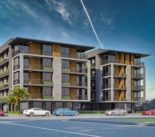 شقق 1 + 1 في وسط مدينة أنطاليا 