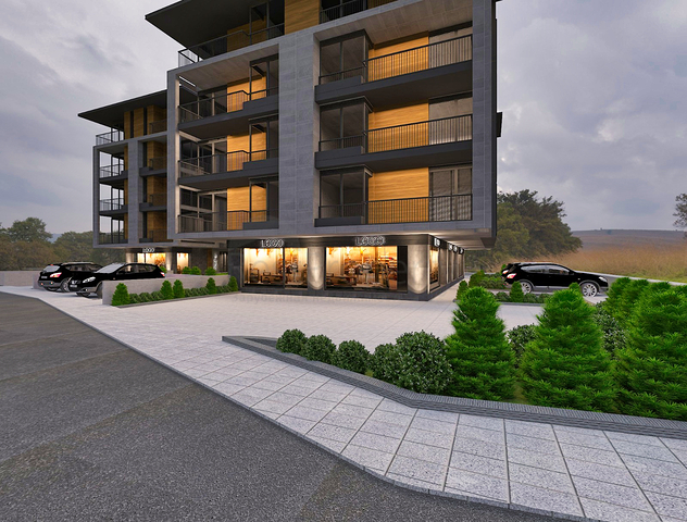 شقق 1 + 1 في وسط مدينة أنطاليا 