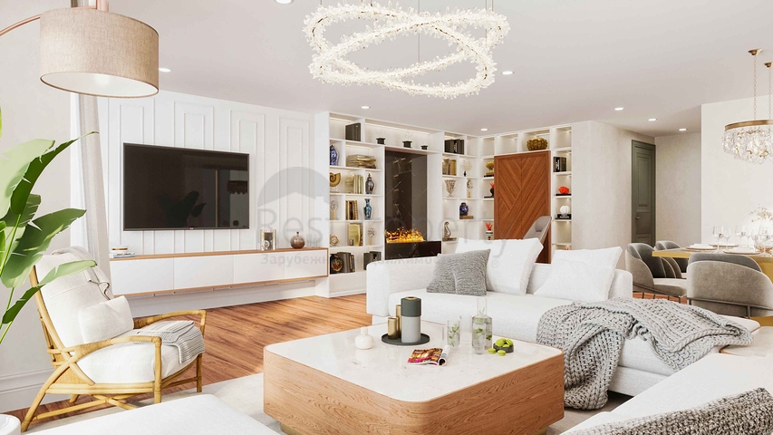 تخطيط فيلا 3 + 1 ، 4+2 في منطقة التينتاس - أنطاليا 