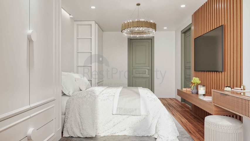 تخطيط فيلا 3 + 1 ، 4+2 في منطقة التينتاس - أنطاليا 