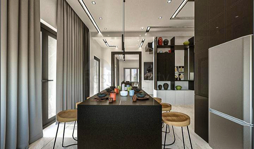 فيلا 5 + 1 في منطقة بيليك أنطاليا 