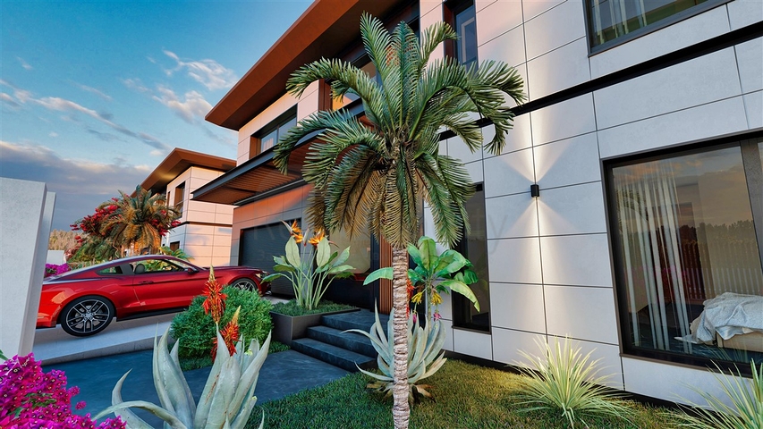 فيلا 4+1 في دوشيمالتي-منطقة أنطاليا