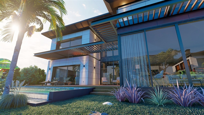 فيلا 4+1 في دوشيمالتي-منطقة أنطاليا