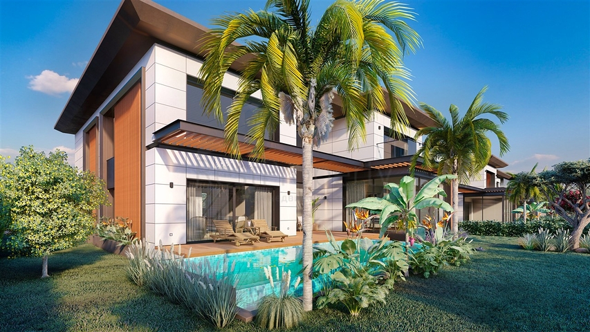 فيلا 4+1 في دوشيمالتي-منطقة أنطاليا