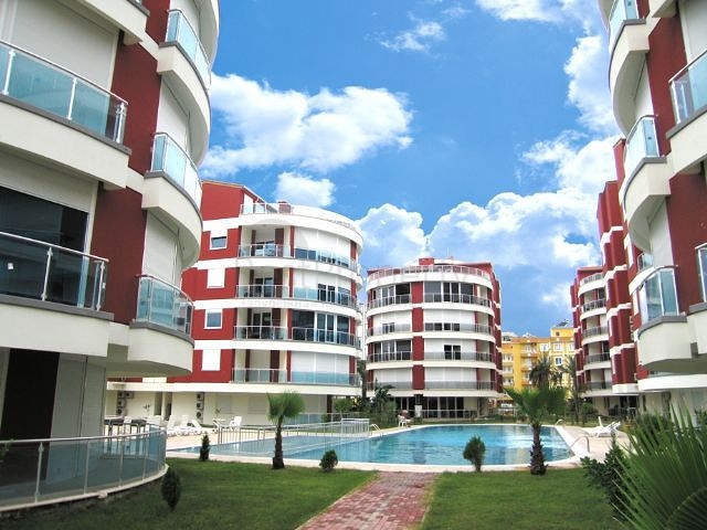 شقة بغرفتي نوم في أنطاليا 