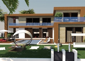 فيلا فاخرة بأربع غرف نوم في الانيا