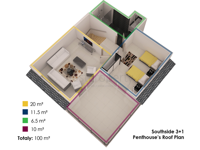 قريبة من البحر - شقق فاخرة ضمن مجمع سكني في منطقة كاستل / الانيا 