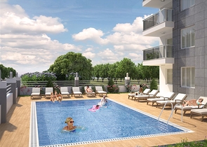 قريبة من البحر - شقق فاخرة ضمن مجمع سكني في منطقة كاستل / الانيا 