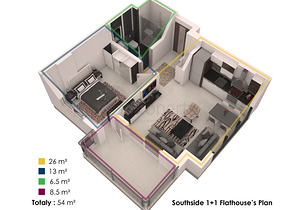 قريبة من البحر - شقق فاخرة ضمن مجمع سكني في منطقة كاستل / الانيا 