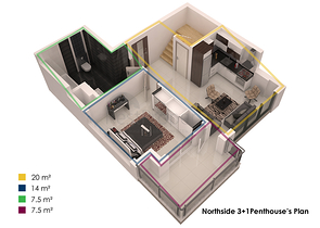 قريبة من البحر - شقق فاخرة ضمن مجمع سكني في منطقة كاستل / الانيا 