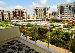 شقة غرفة في و صالة في مجمع عصري في افسلار - الانيا