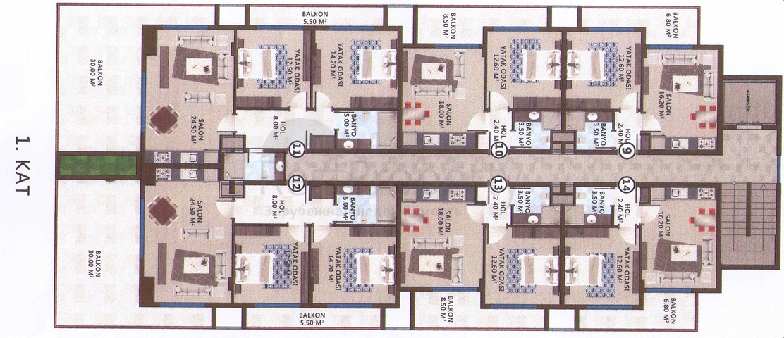 مشروع استثماري في كاستل - الانيا