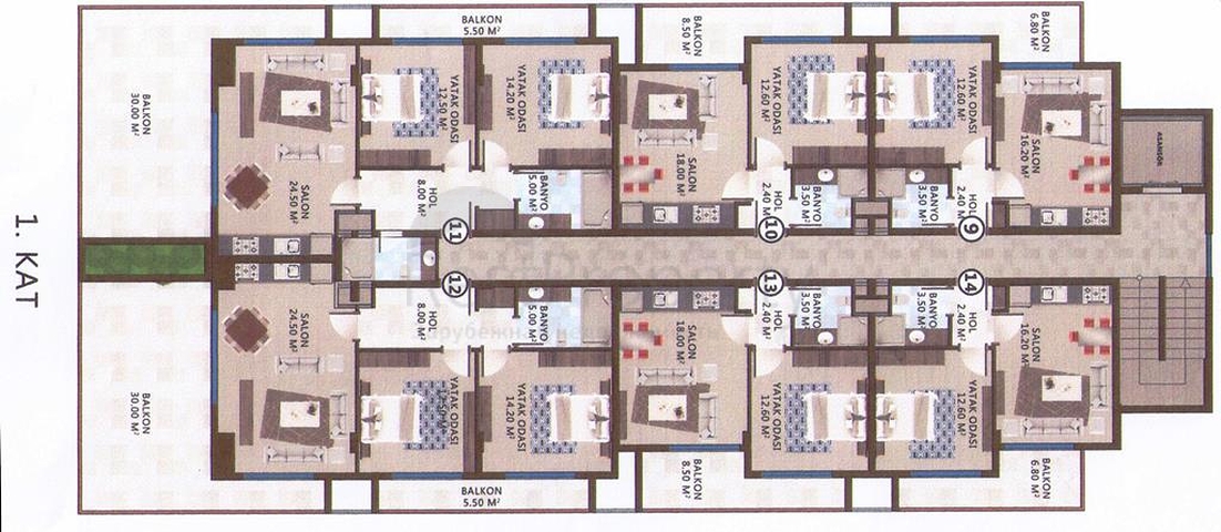 مشروع استثماري في كاستل - الانيا