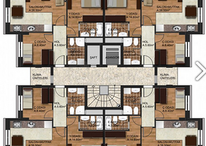 مشروع جديد باطلالة رائعة في انطاليا