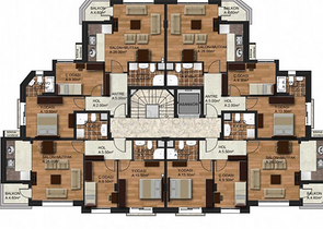 مشروع جديد باطلالة رائعة في انطاليا