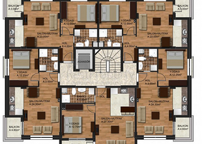 مشروع جديد باطلالة رائعة في انطاليا