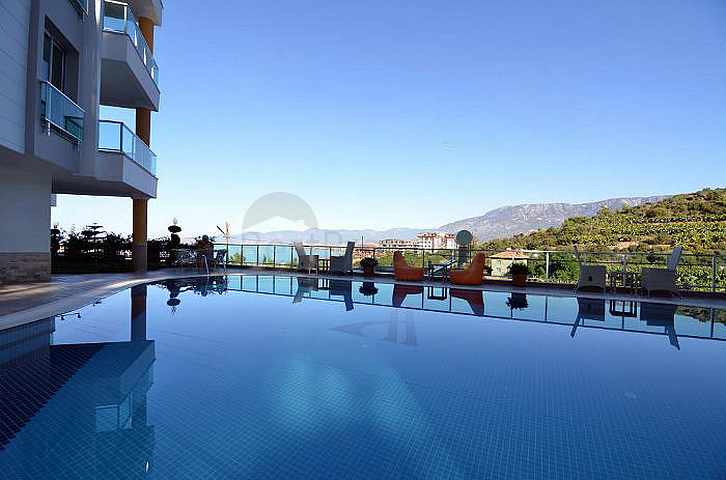 شقة غرفتين و صالة باطلالة على البحر في كارجيجاك - الانيا