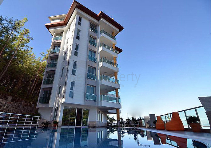 شقة غرفتين و صالة باطلالة على البحر في كارجيجاك - الانيا