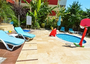 شقة غرفتين و صالة على مقربة من شاطئ لارا - انطاليا