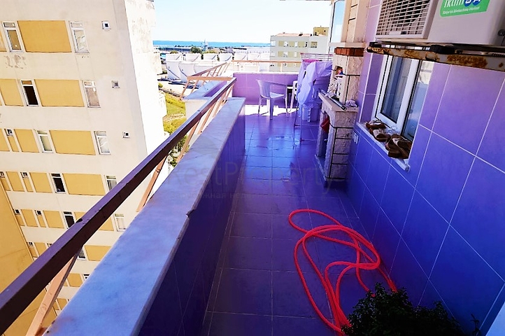 شقة باطلالة بحرية للبيع في ليمان,كونيالتي,انطاليا