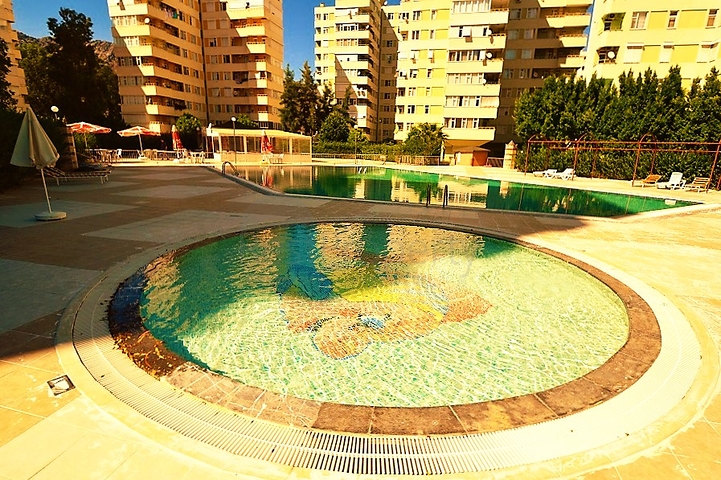 شقة باطلالة بحرية للبيع في ليمان,كونيالتي,انطاليا