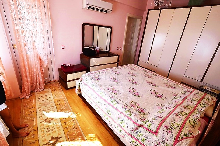 شقة باطلالة بحرية للبيع في ليمان,كونيالتي,انطاليا