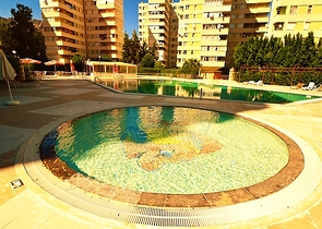 شقة باطلالة بحرية للبيع في ليمان,كونيالتي,انطاليا